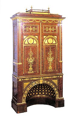 Шкаф для резных камней 1788-1789 гг. Мастерская Давида Рентгена Нейвид, Германия