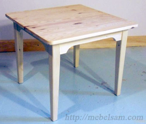 Изготовление детского стола из дерева